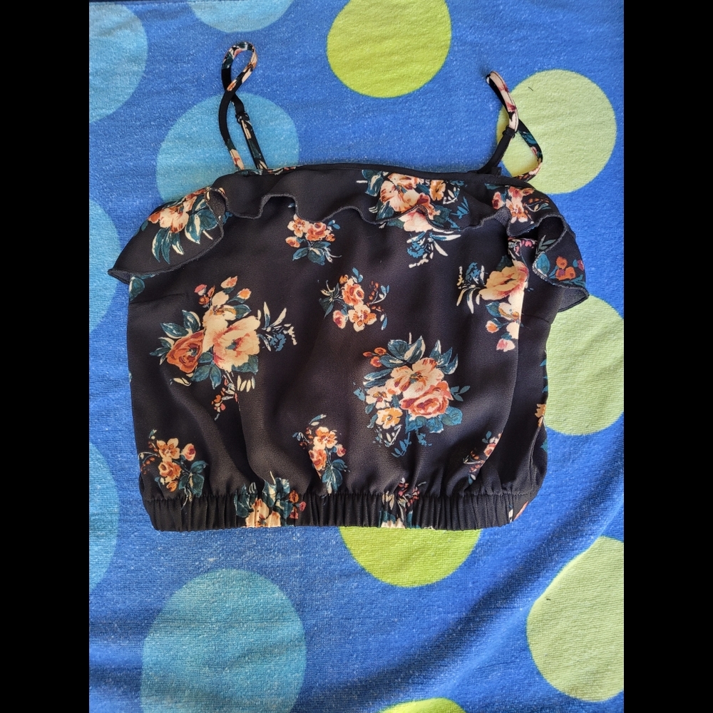 Floral crop top